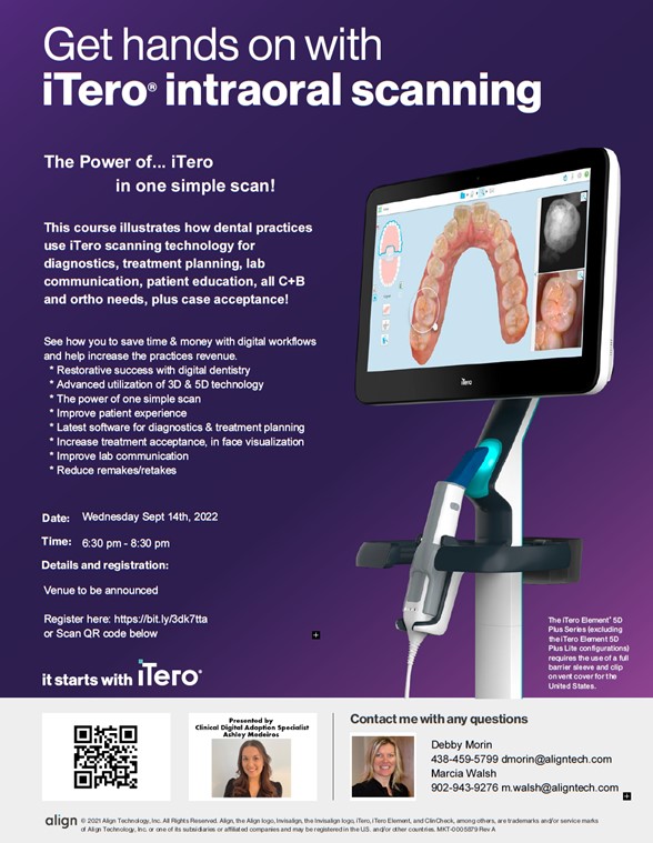 ITero intraoral scanning – Nova Scotia Dental Association