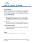 DHW Fluoride Code Bulletin Thumbnail
